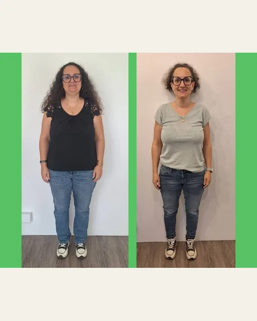 Avant puis après, une membre du club Dax Espace Nutrition et son parcours
